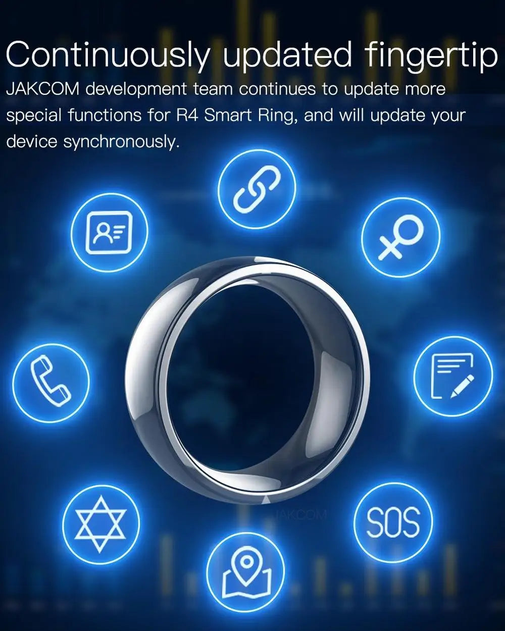 NFC Smart Ring New RFID Technology NFC ID IC M1 Magic Finger Ring for Android IOS Windows NFC Phone Smart Watch Phone Accessorie